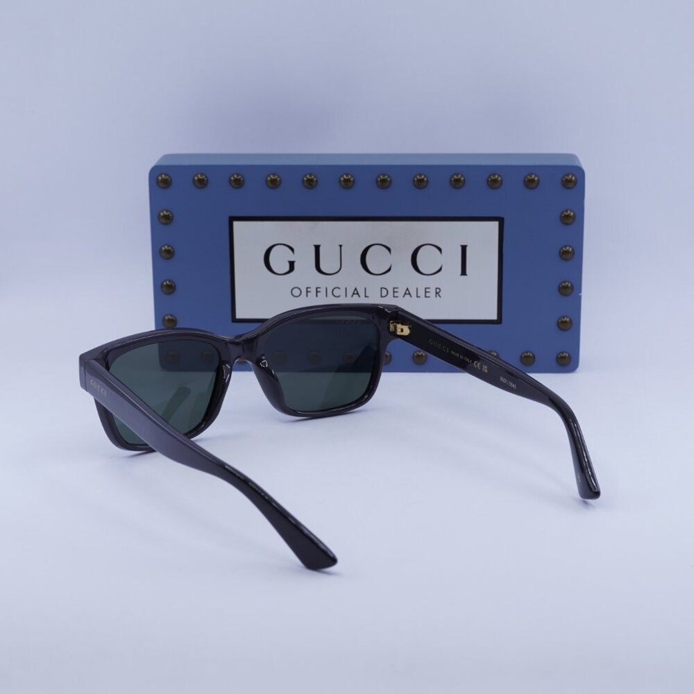 Gucci GG1716S 003 Square Sunglasses - Grey/Grey - Picture 5 of 11